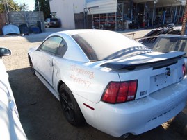 2003 FORD MUSTANG MACH 1 WHITE CPE 4.6L MT F18047